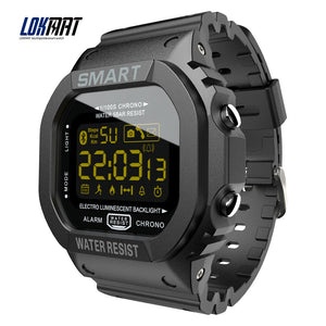 LOKMAT Bluetooth Smart watch men Sport pedometer Waterproof Call Reminder clock digital SmartWatch For ios Android Phone